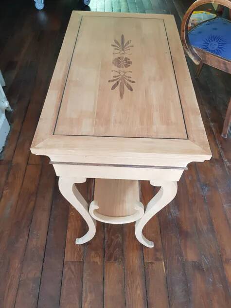 Console en marqueterie
