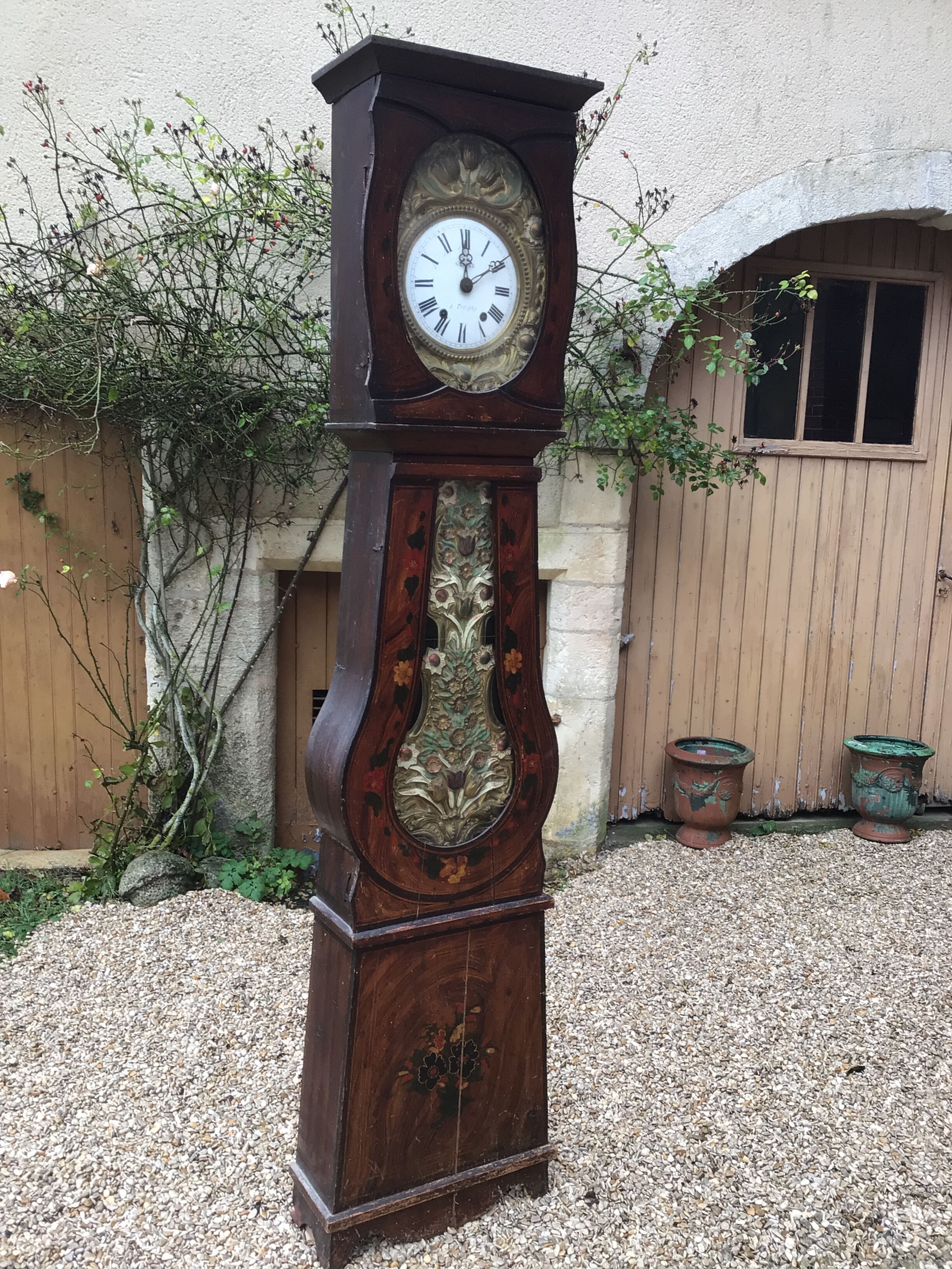Parquet clock - comtoise Late nineteenth early twentieth