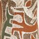 Vase with modernist/primitive art decoration - Accolay pottery