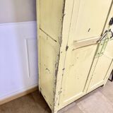 Parisian wardrobe patinated paint