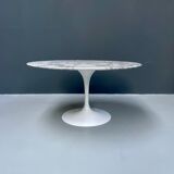 Aresbescato marble dining table by Eero Saarinen for Knoll