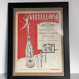 Vintage Advertising Vitelloise Paris Match 1954
