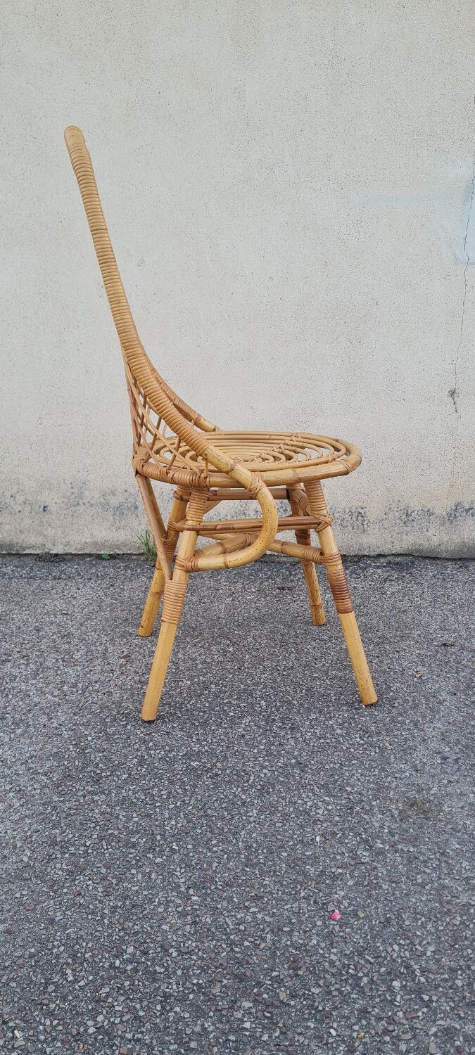 Rattan chair from the 60s