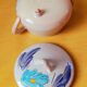 Tripod ceramic sugar bowl 60s