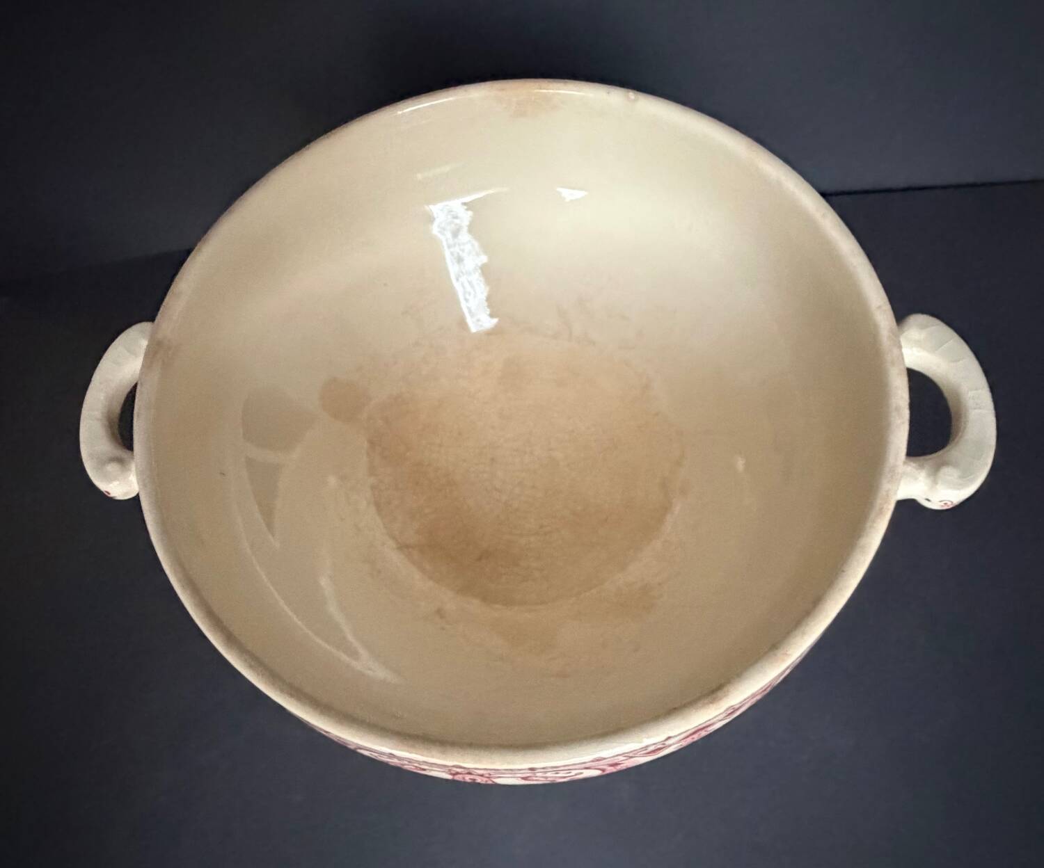 Antique ironstone soup tureen