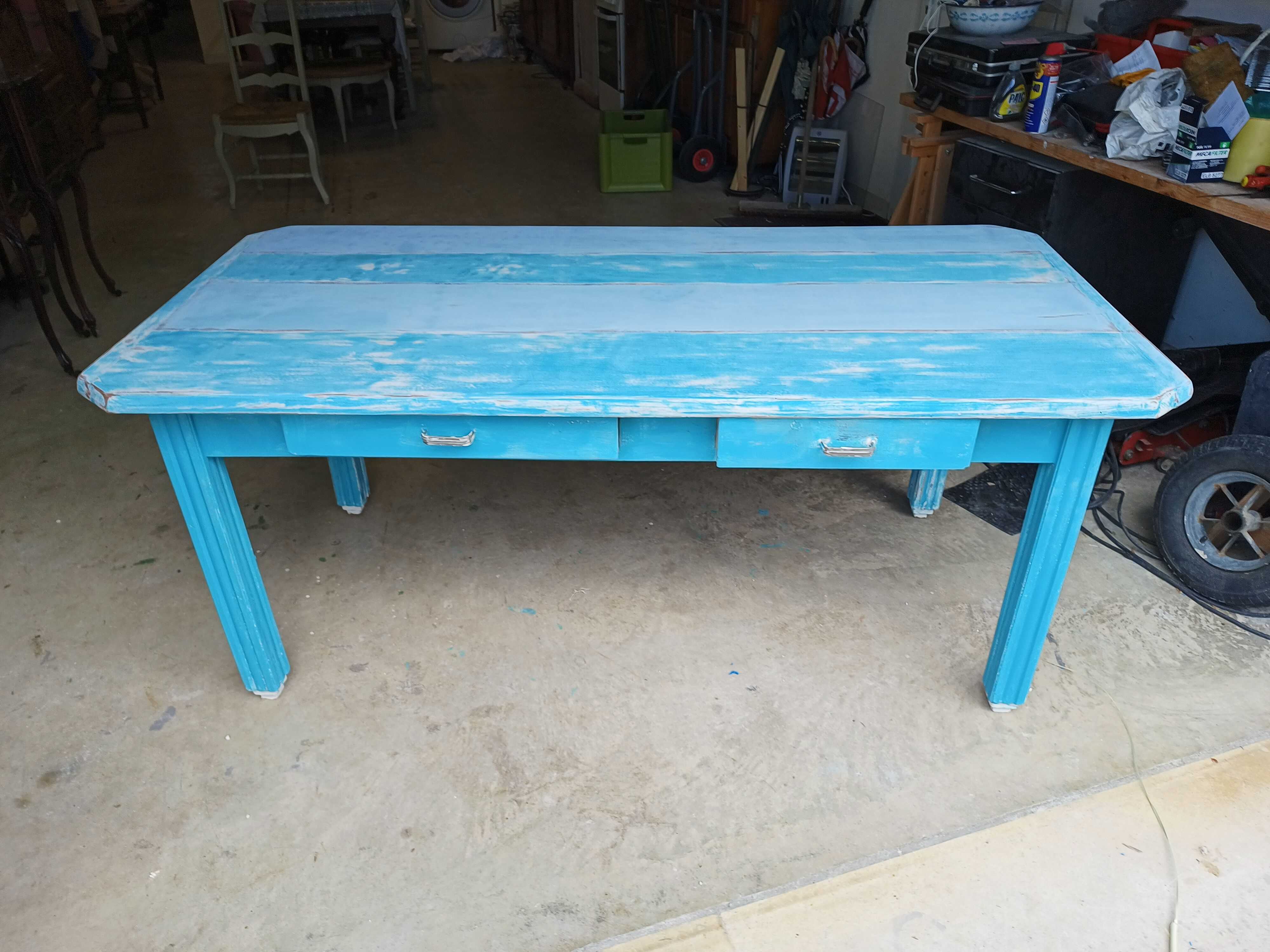 Vintage farmhouse table