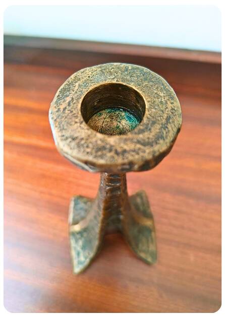 Michael Harjes Brutalist Vintage Candle Holder