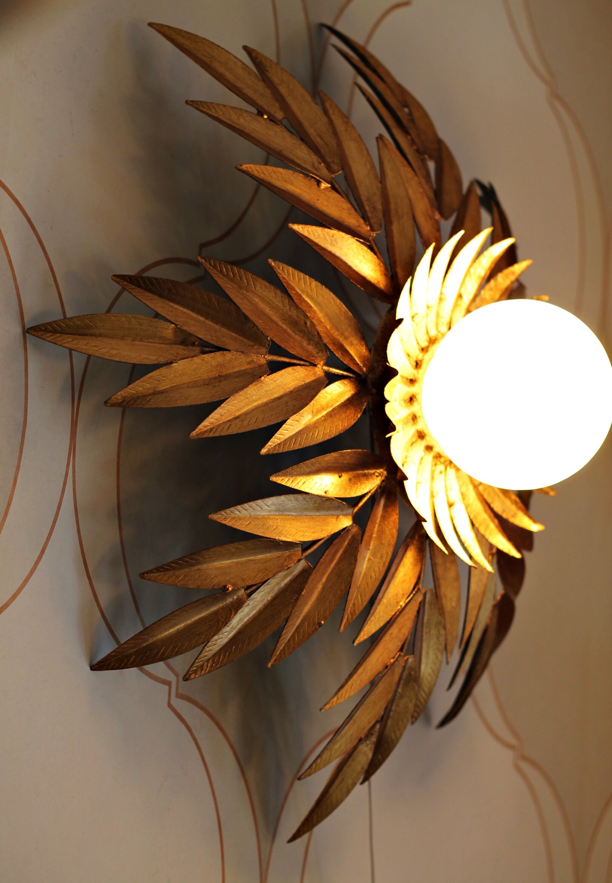 Vintage ferroart lamp