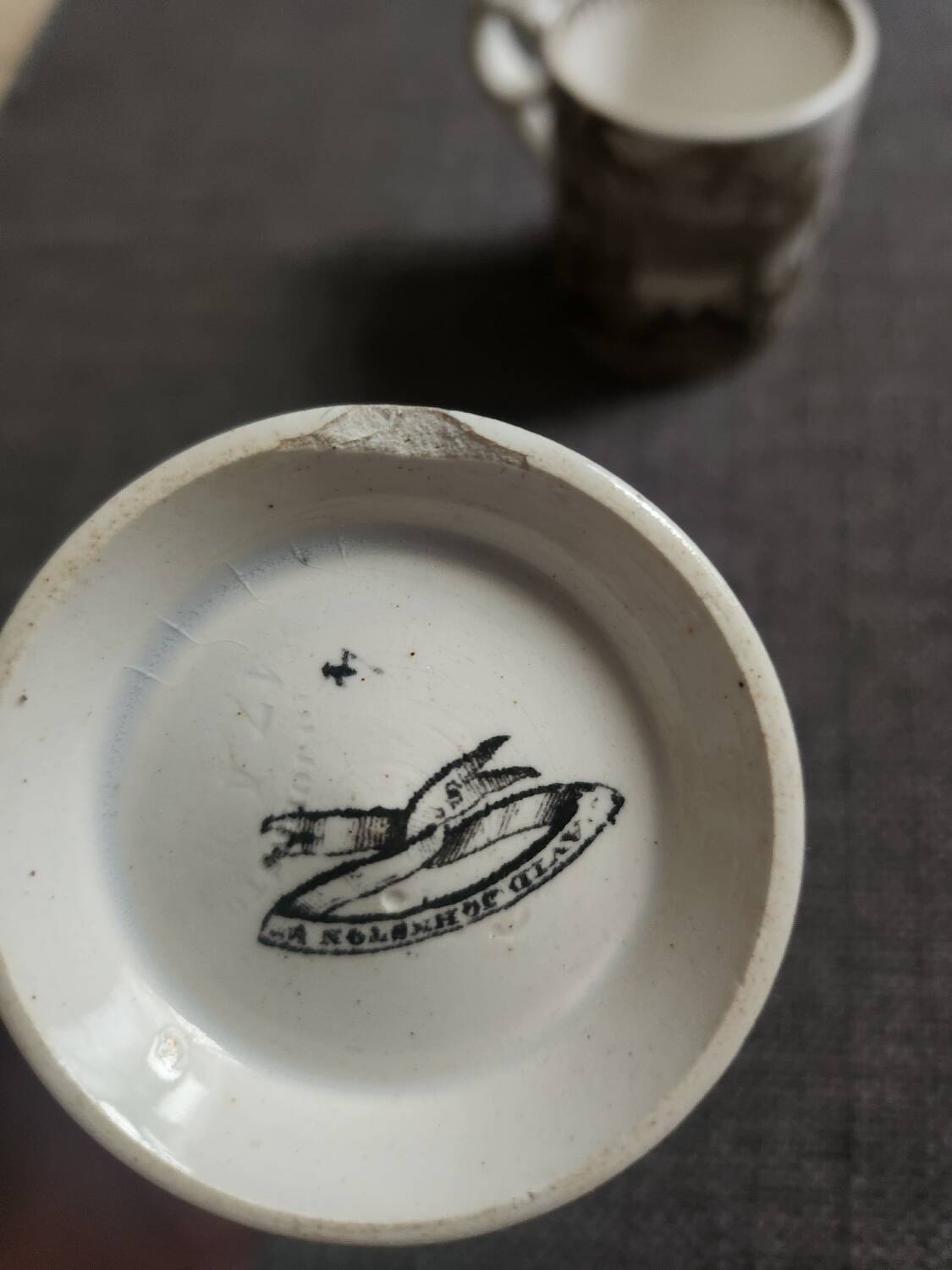 Deux tasses ancienne David Johnston
