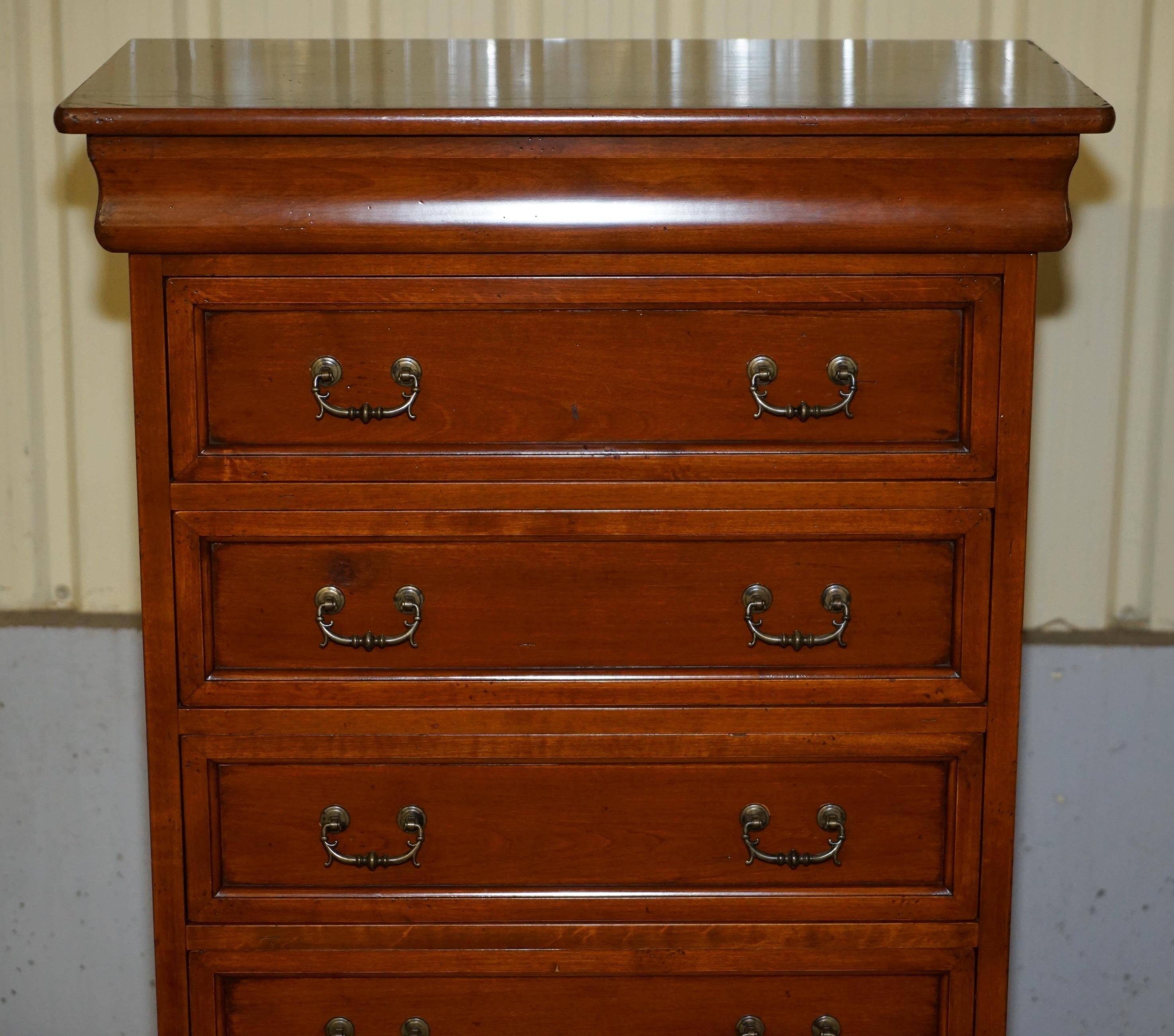 Large tall drawer unit Consorzio Mobili in cherry wood
