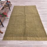Green Moroccan Berber Area Rug 132x222Cm SK 240774