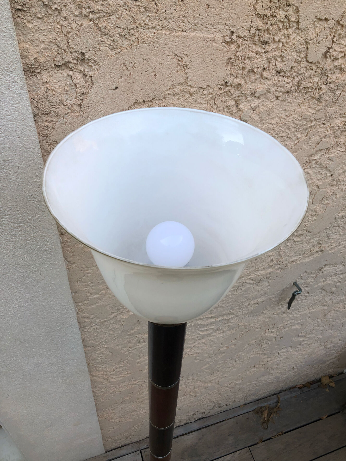 Art Deco modernist tulip floor lamp Mazda
