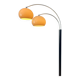 Dijkstra Mid-Century double arc mushroom floor lamp
