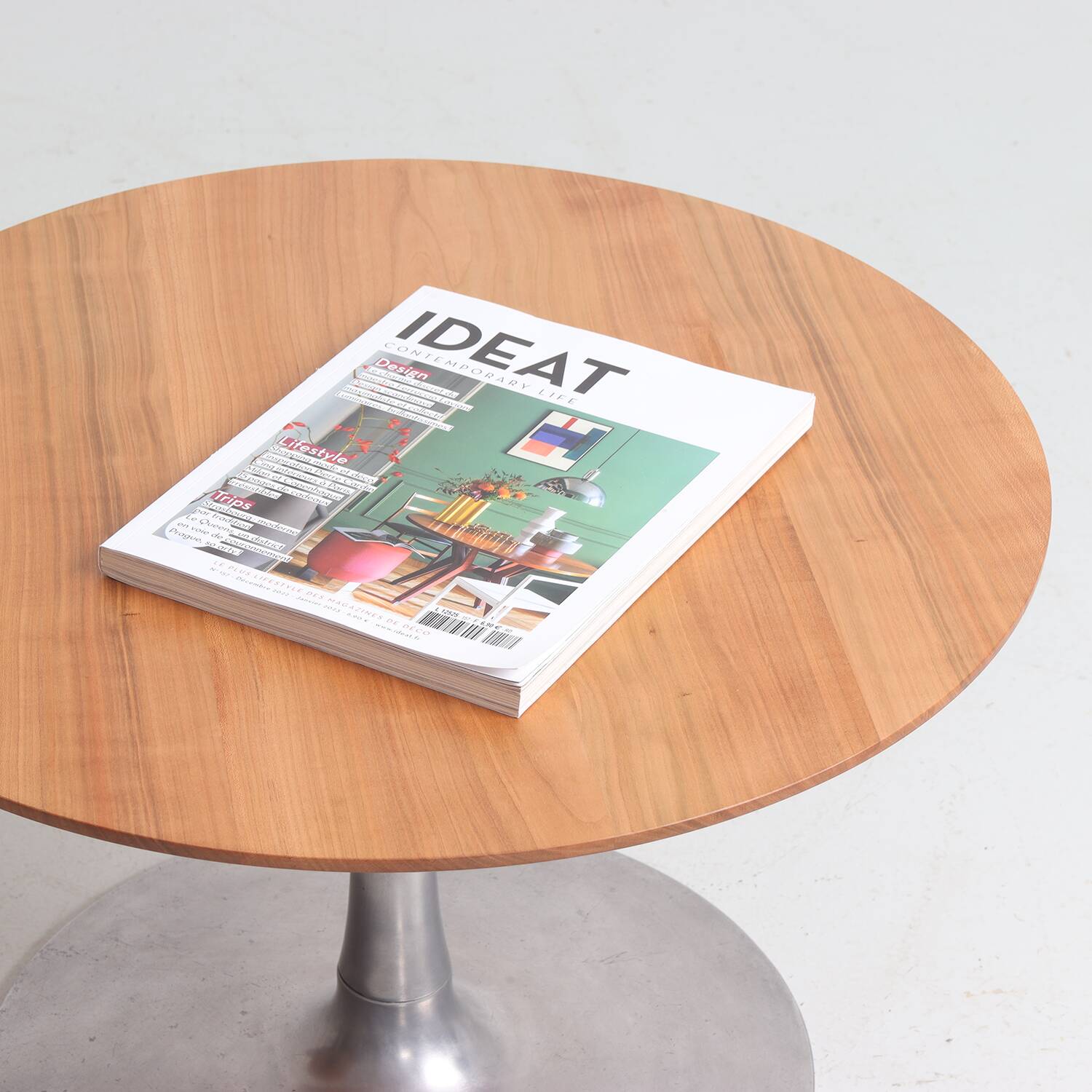 Duo de table basse ronde vintage