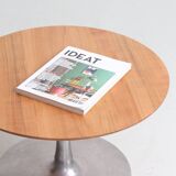 Vintage round coffee table duo