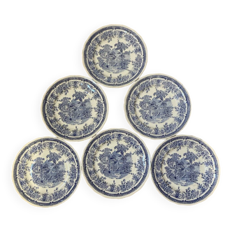 6 Luneville “the cottage” plates