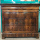 Commode de dame époque Louis Philippe en ronce de noyer vers 1830