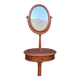 Barber's or shaving mirror on a Victorian stand. 19th century.