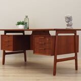 Teak desk, Danish design, 1970s, manufactured by Omann Jun