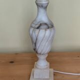 Old marble lamp base