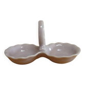 Pink porcelain salt cellars