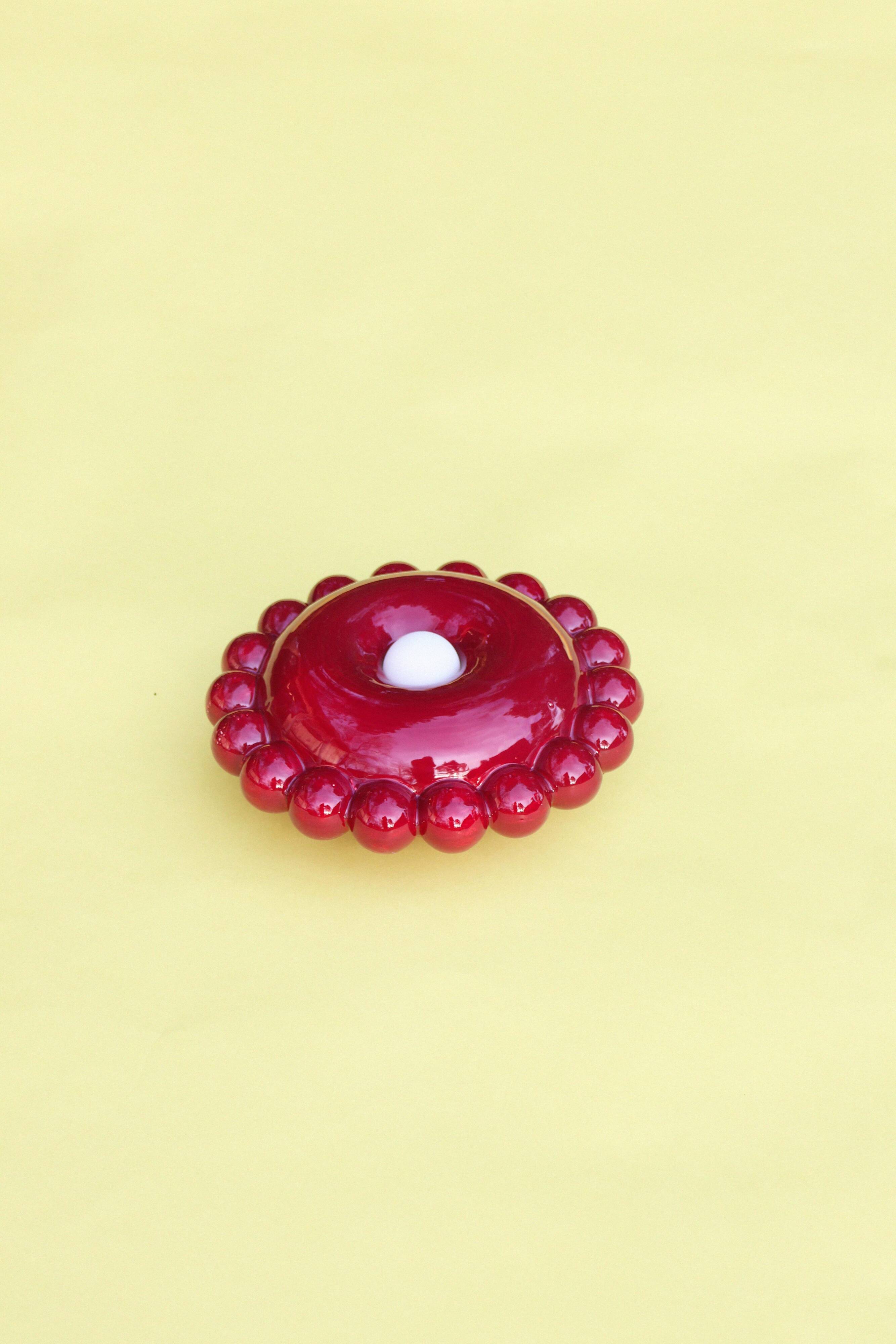 Applique Luna Small Bordeaux