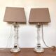 Pair Val Saint Lambert table Tiffany Lamps by Ingo Mauro