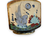 Tonala ken edwards bottle made of polychrome ceramic