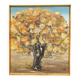 Original Swedish Oil On Canvas – “Chestnut Tree In Bloom” By Nils Olsson – Signed – Vintage & Framed – 83 × 72.5 Cm (32.7" × 28.5")