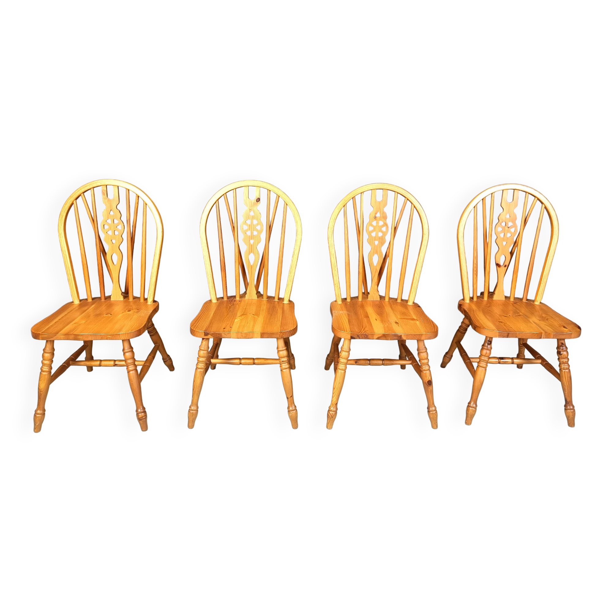 Set of 4 Vintage  Ercol Dining Chairs , 1950's