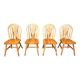 Set of 4 Vintage  Ercol Dining Chairs , 1950's
