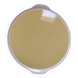 Plat à gâteau Villeroy et Boch jaune et blanc