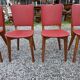6 vintage oak chairs from the 1960s