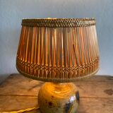 Pyrite stoneware lamp
