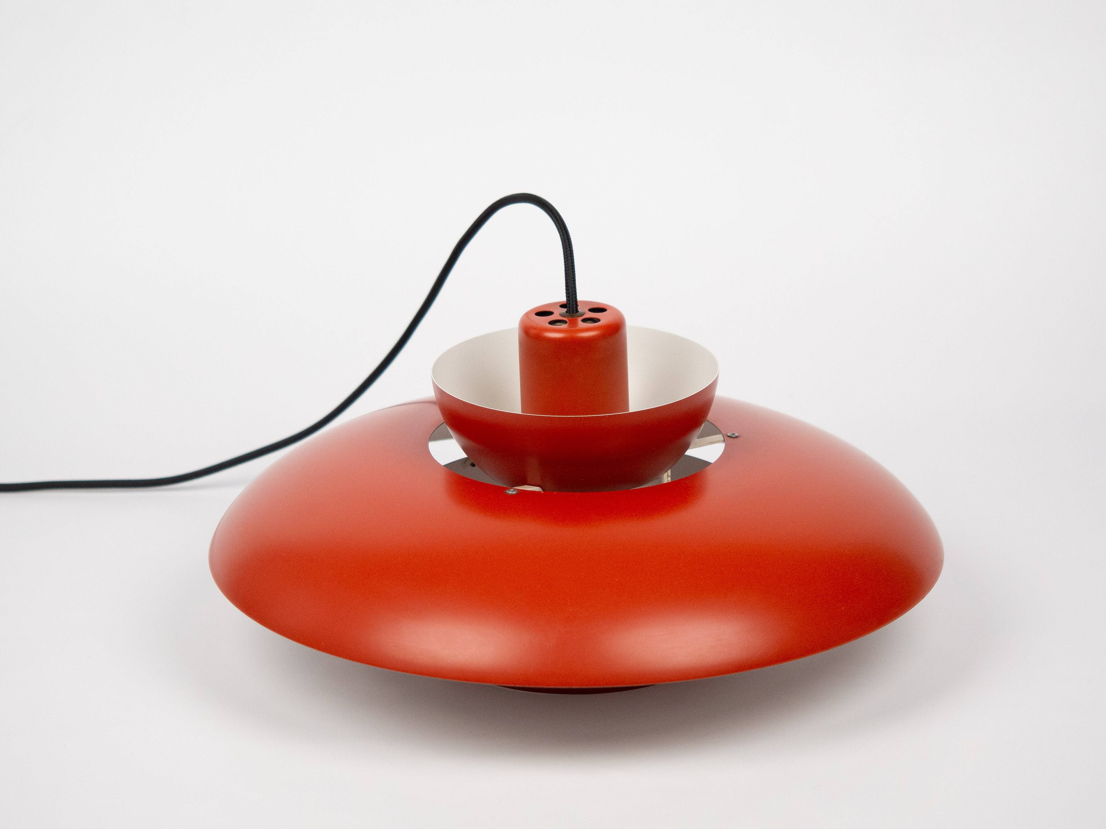 Danish vintage pendant lamp Penta by Jo Hammerborg, Fog og Morup, 1963