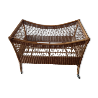 Rotin cradle baby bed