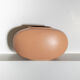 Oval ceramic vase