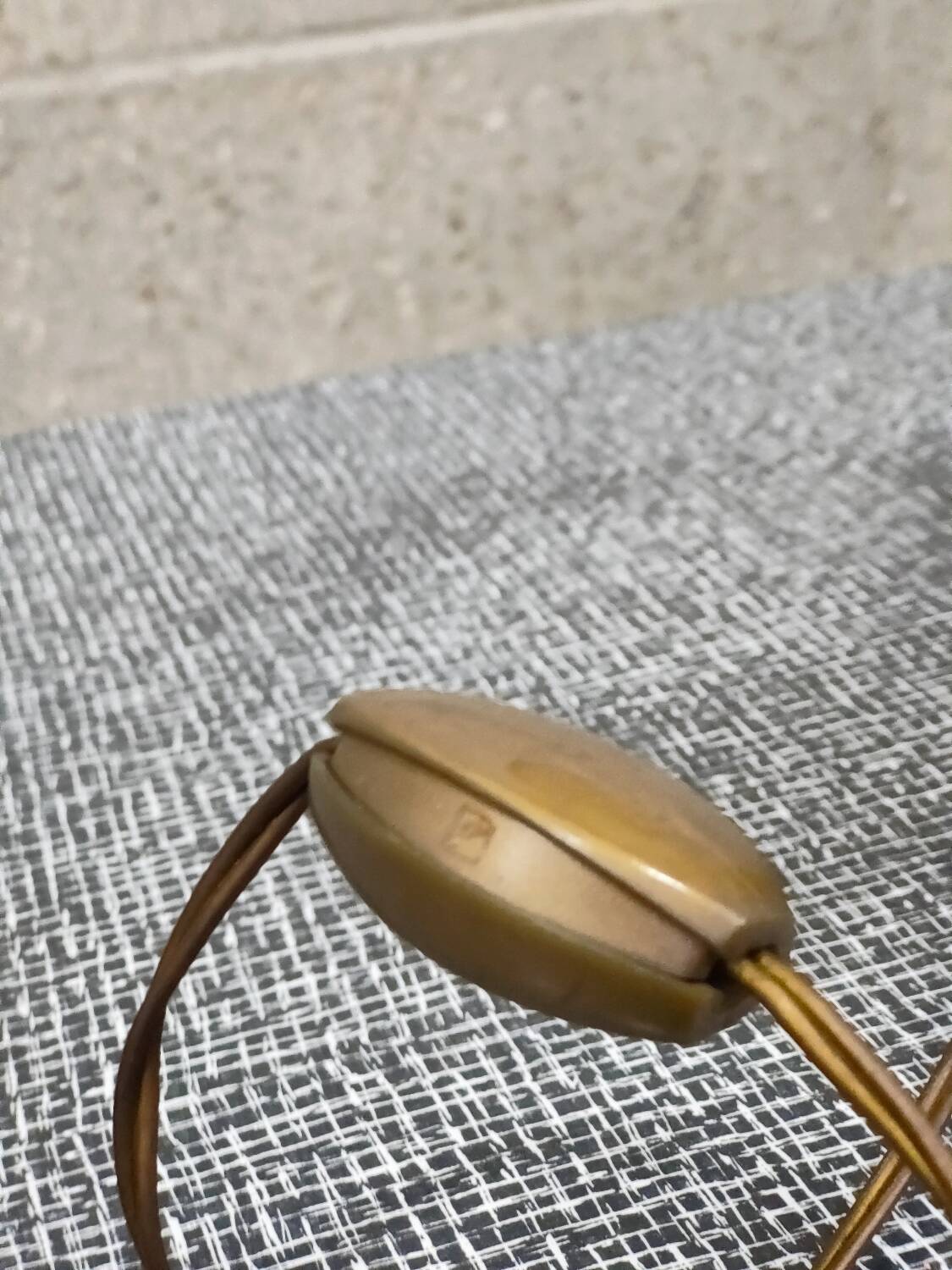 Small turned wooden lamp 1970