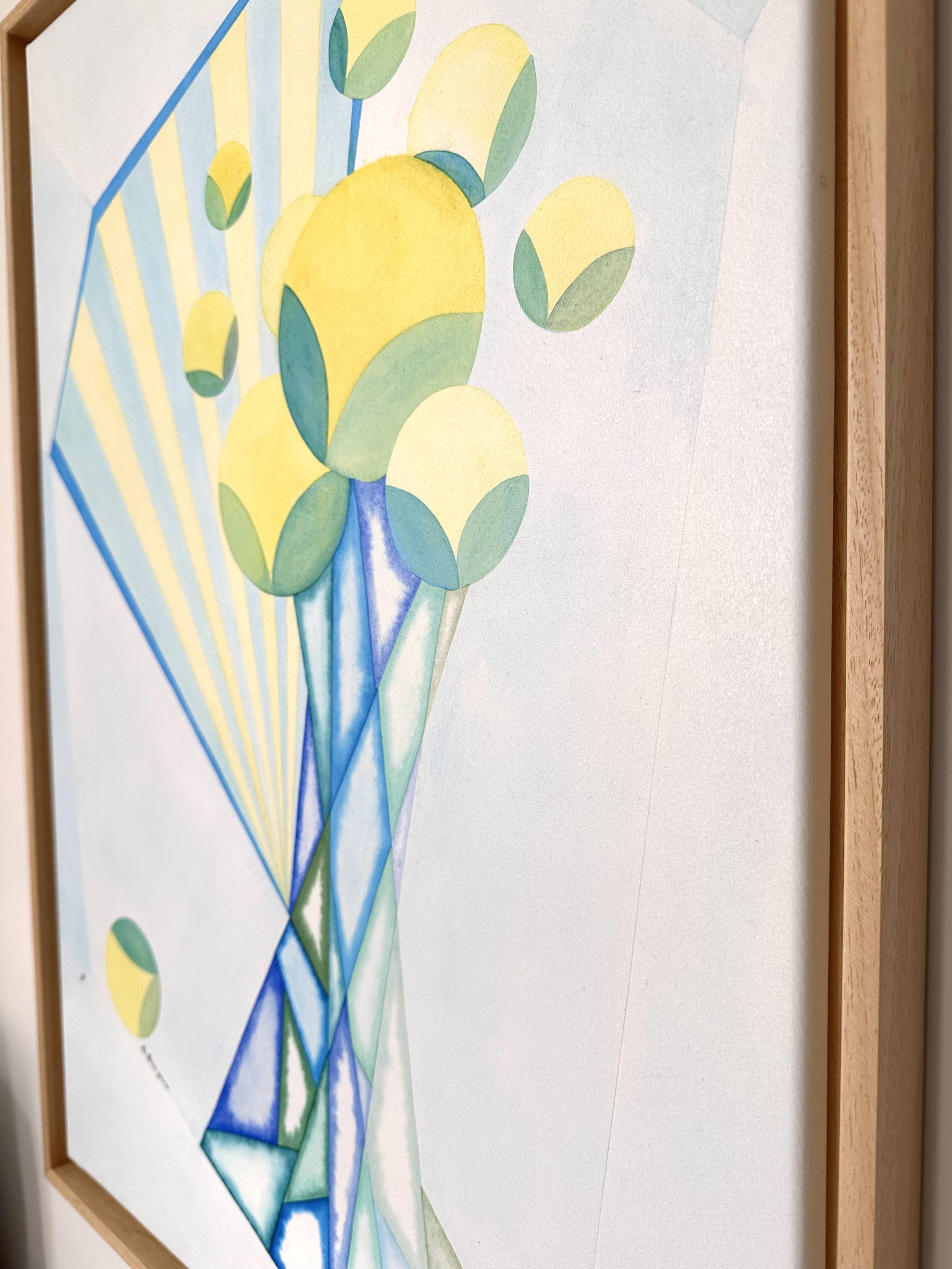 Yellow flower painting