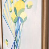 Tableau fleur jaune