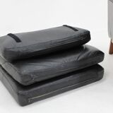 1970 Teak Leather High Back Armchair , Denmark