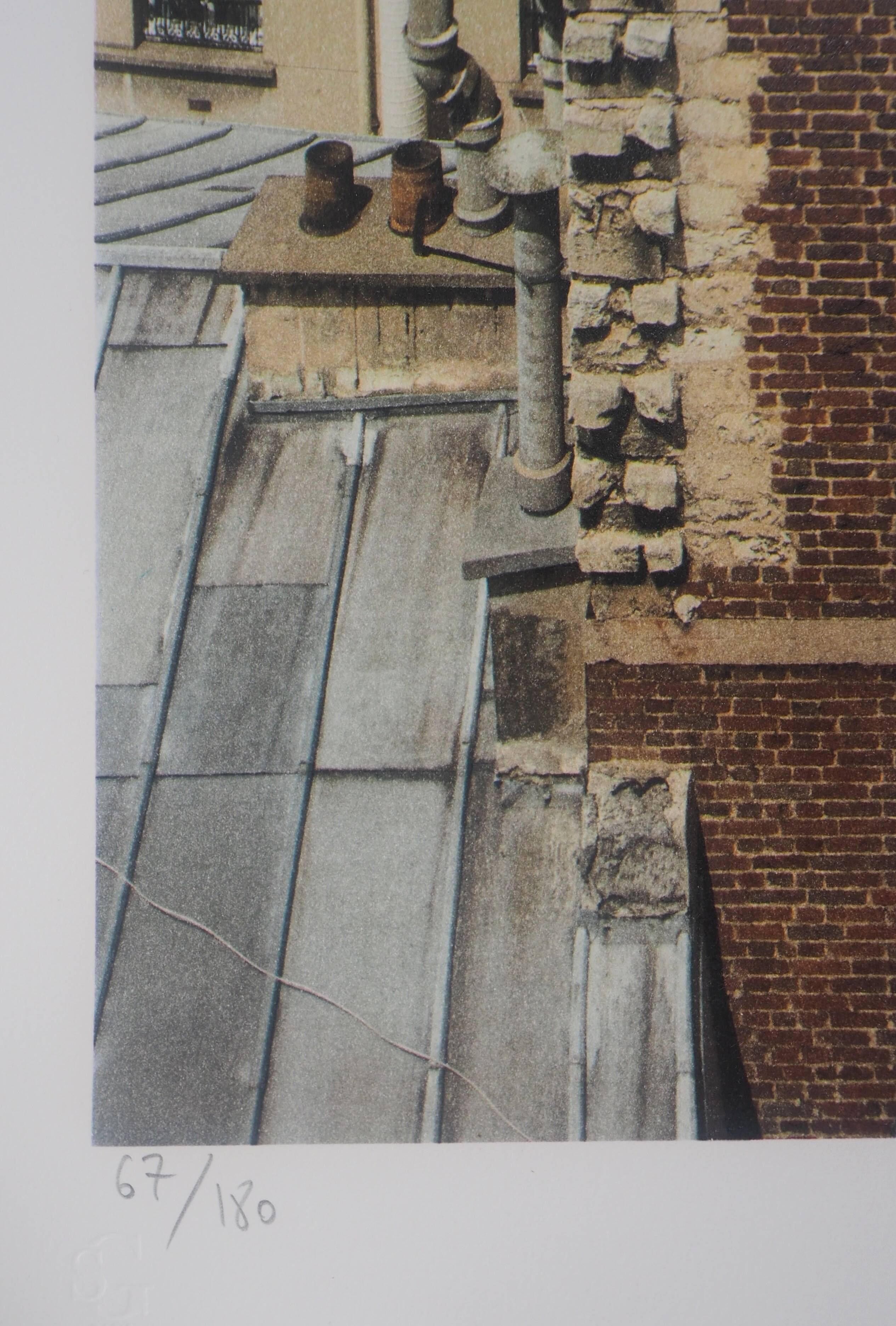 JR (1983-) Jean René says, - Homage to Charlie Chaplin, 2021 - Original signed lithograph