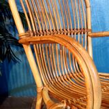 Pair of rattan chairs 1960s