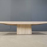 Vintage travertine coffee table, 1970s