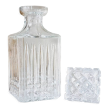 Cast crystal decanter