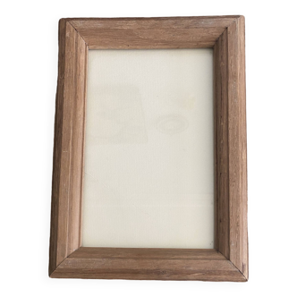 Pitch pine frame, glazed
