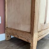Parisian sideboard in raw wood