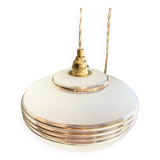 Customizable vintage Art Deco style globe portable lamp