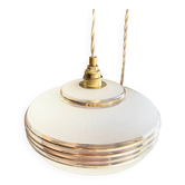 Customizable vintage Art Deco style globe portable lamp