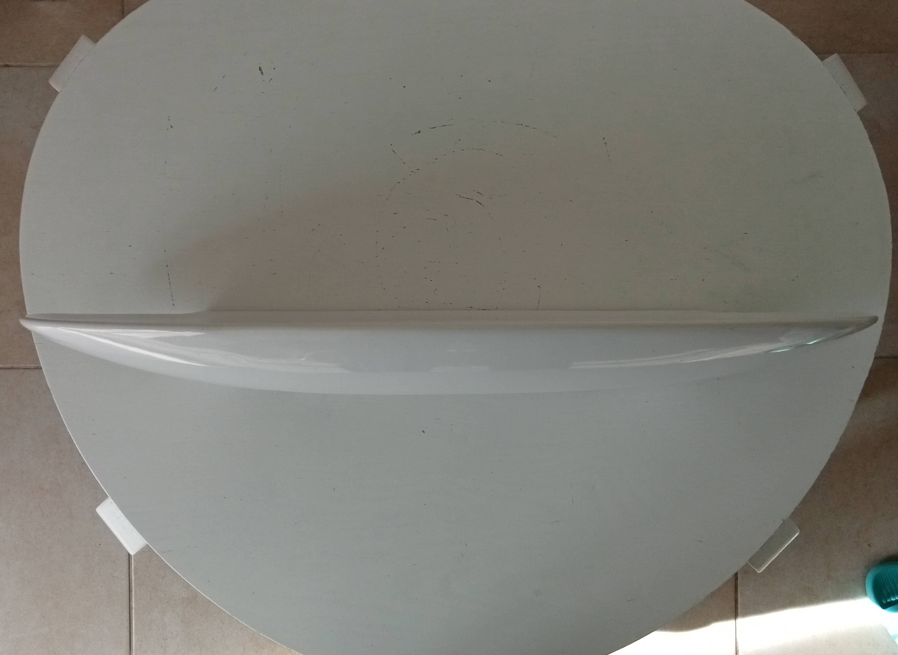 Vintage ceramic wall-mounted shelf